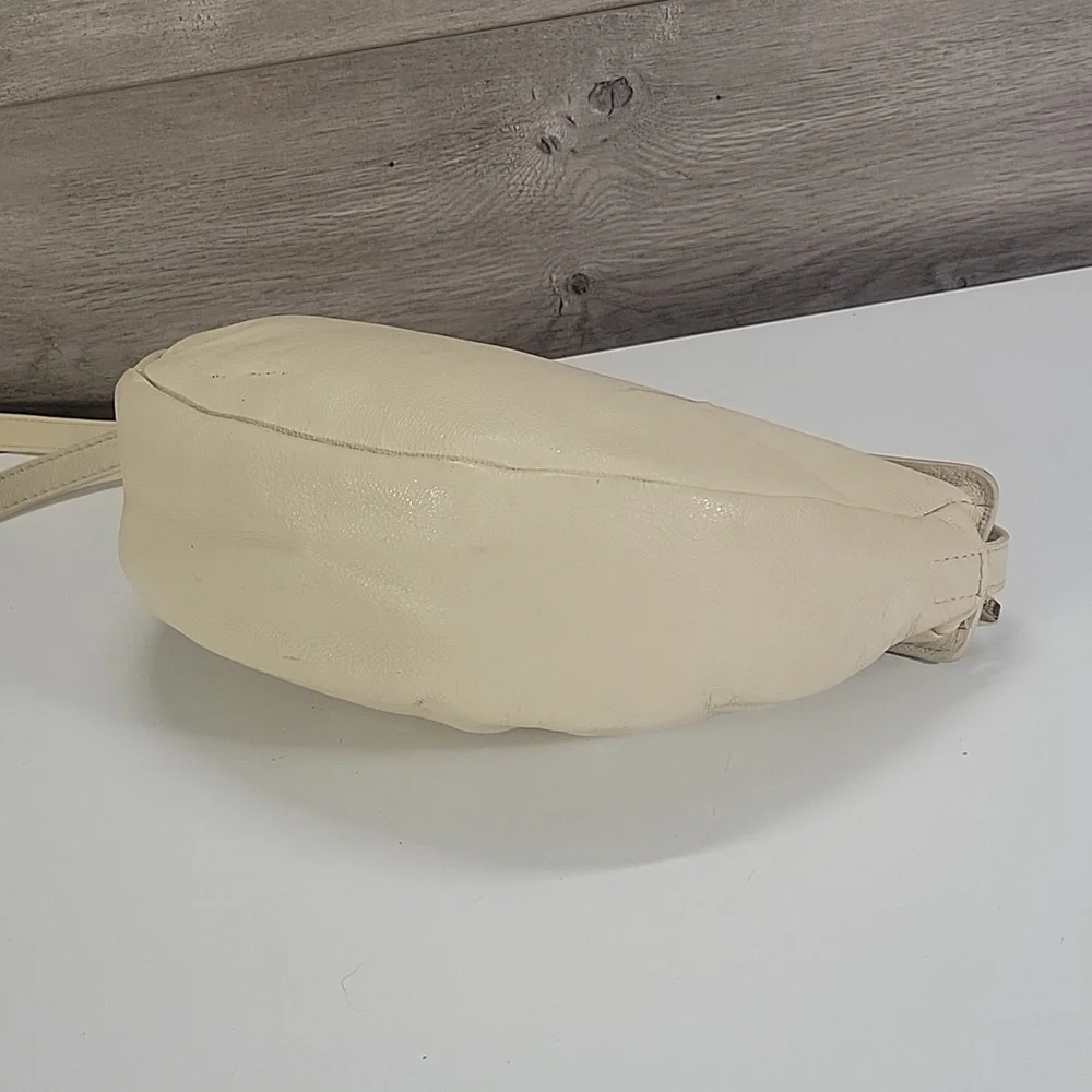 Mansur Gavriel Beige Leather Crossbody Shoulder Bag